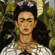 Frida Kahlo in un autoritratto